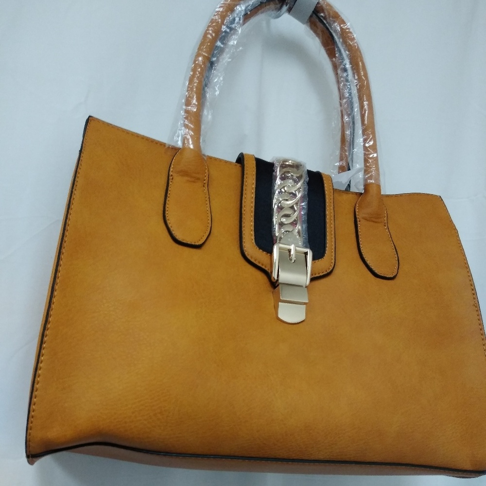 Women's  Tan Shoulder Purse